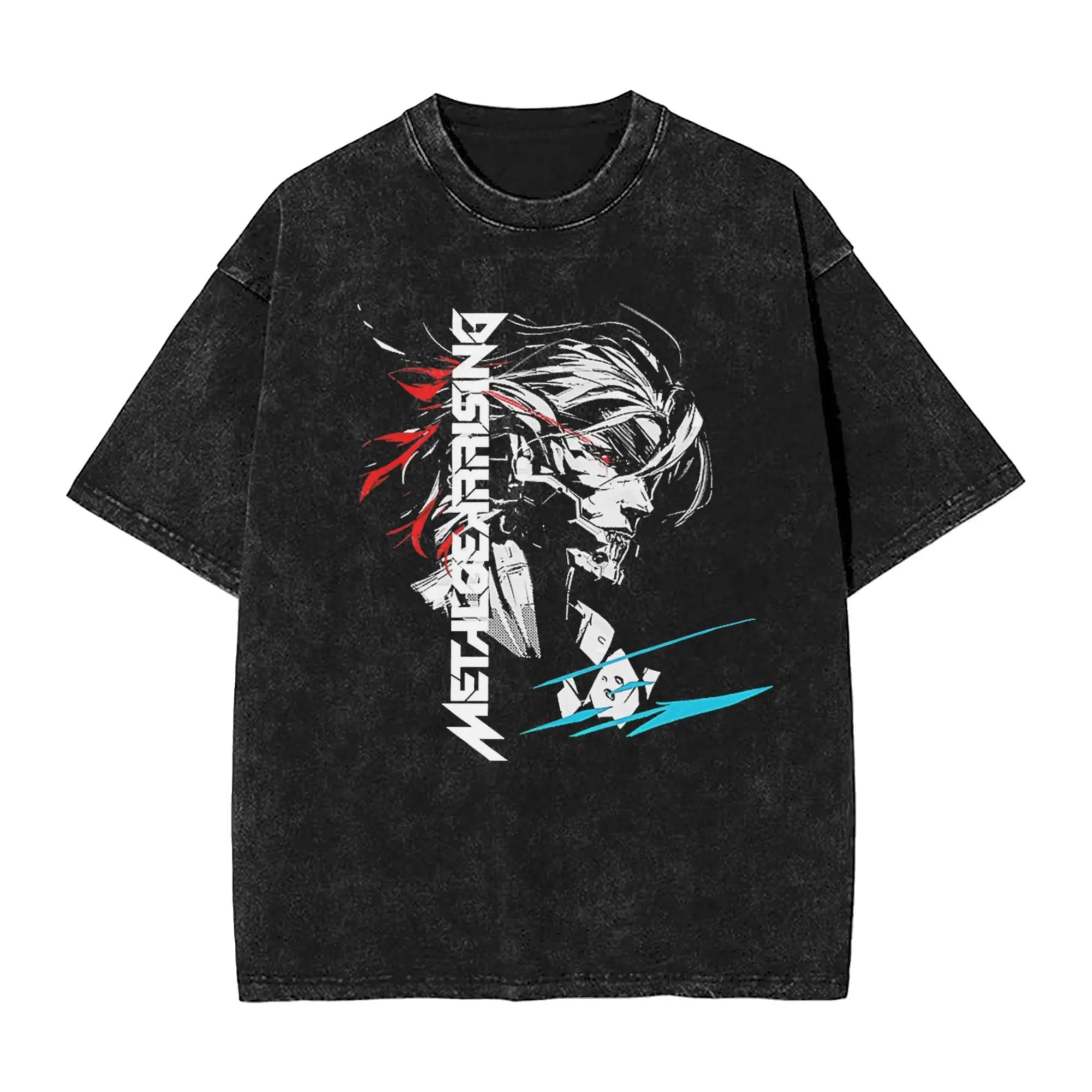 valentine shirts METAL GEAR SOLID RISING INVERTED T Shirts Men's  100% Cotton Fashion T-Shirts O Neck  Tee Shirt Short Sleeve Clothing Gift Idea