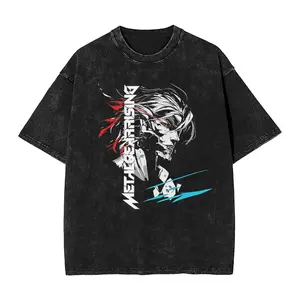 valentine shirts METAL GEAR SOLID RISING INVERTED T Shirts Men's  100% Cotton Fashion T-Shirts O Neck  Tee Shirt Short Sleeve Clothing Gift Idea