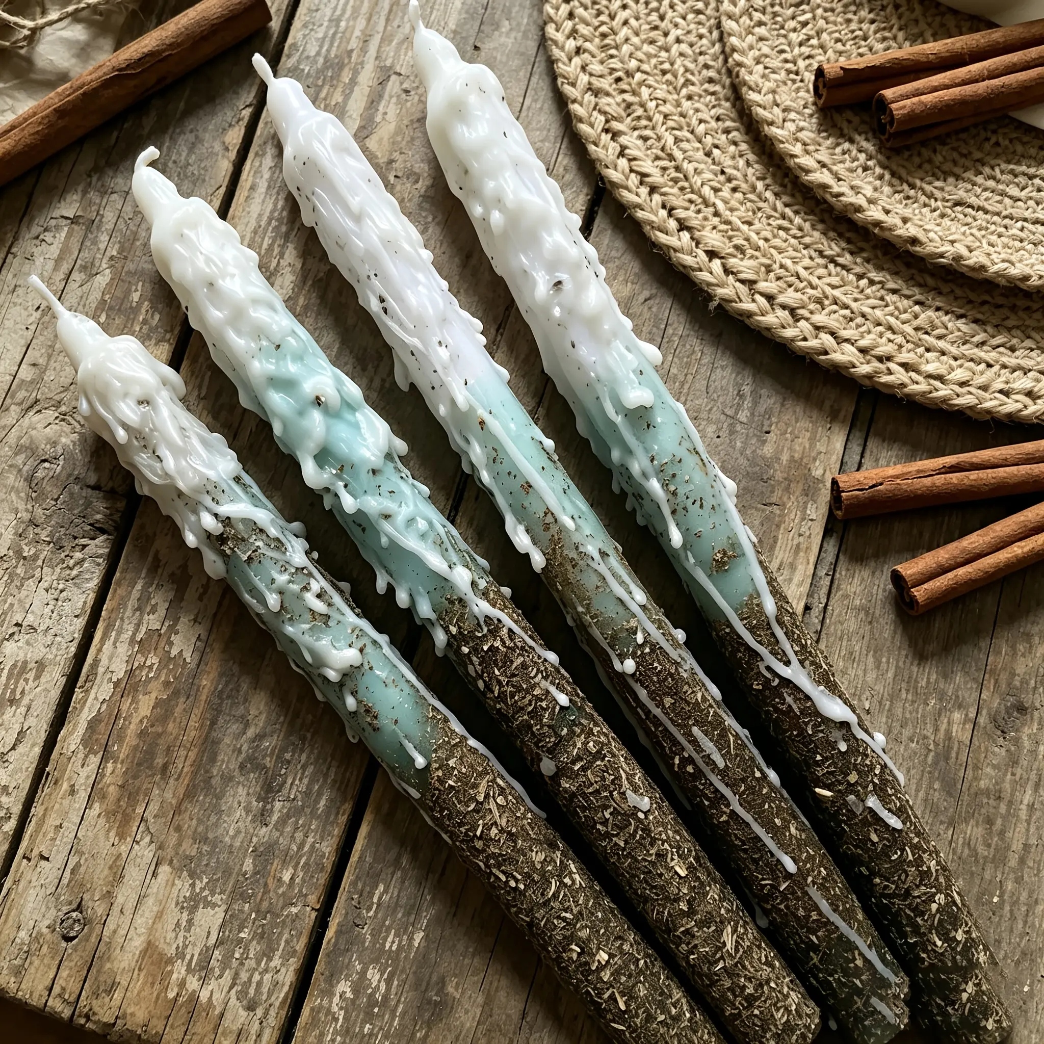 6-pack soy wax gradient pole wax drip wax candle set, creating a romantic candlelit dinner atmosphere, home decoration, wedding and birthday party gift set, various holiday gatherings