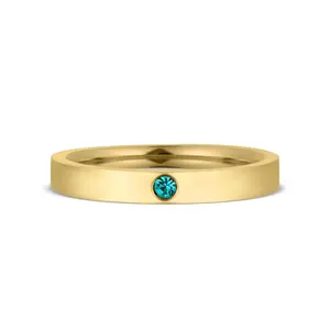 The Gold Birthstone Ring - Zodiac - Horoscope - Birth Month
