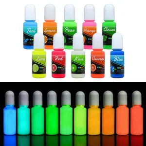 Epoxy Uv Resin Color Pigment - Glow in the Dark Liquid Lumin