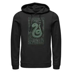 Men's Harry Potter Slytherin Snake Pull Over Hoodie