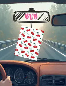 Unscented Cherries Car Feltie