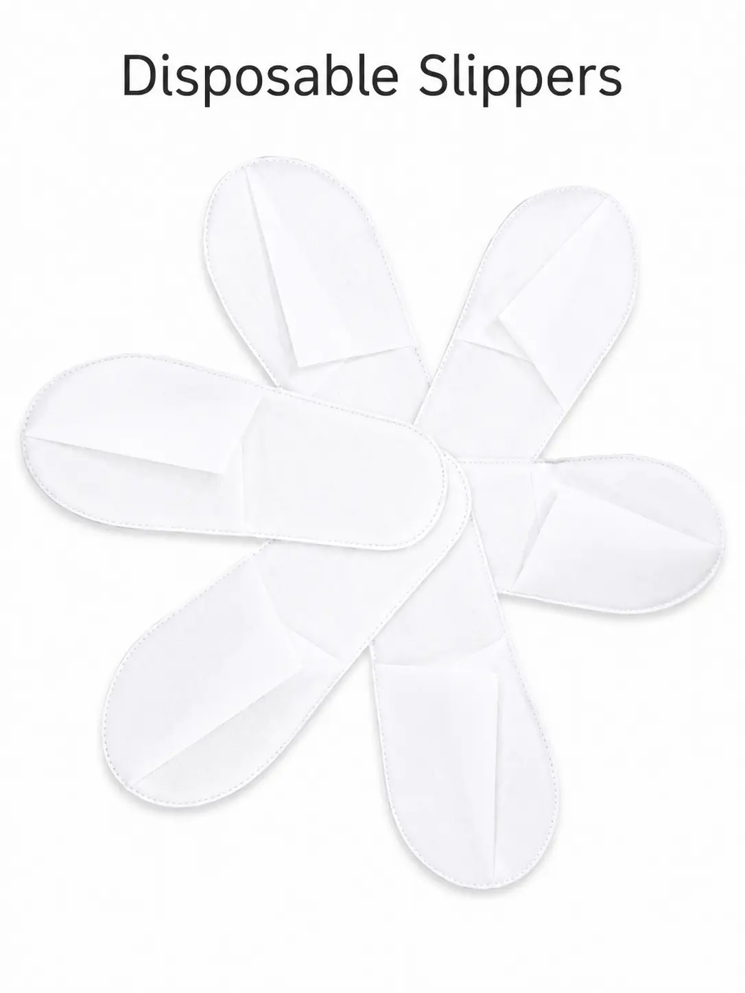 20 pairs per order Disposable Non-Slip Slippers, Thickened Nonwoven Fabric, Hotel Travel Guest Slippers for Homestay Hostel Wholesale & Home Use