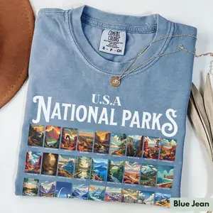 Comfort Colors  National Parks Tshirt Usa National Park Camping