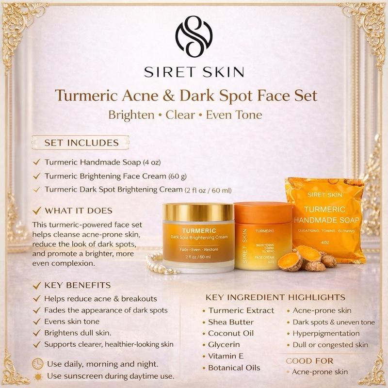 Dark Spot + Face Cream + Soap (3pieces)