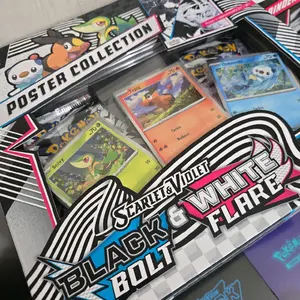 Pokemon TCG: Black Bolt and White Flare Poster Collection Box