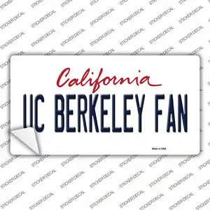 UC Berkeley Fan Novelty Sticker Decal
