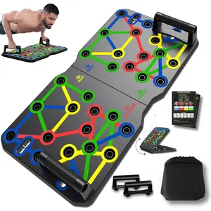26.2" x 13.8"  Push Up Board, Portable 30-in-2 Workout Set for Push Up, Multi-functional Pushup Stands for Strength ,   Push Up Bar for  Gym,  Chest Workout Equipment for Men & Women