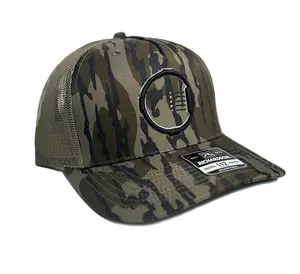 Bottomland Camo Archery Sight Glow-in-the-dark Regular Brim Trucker Hat