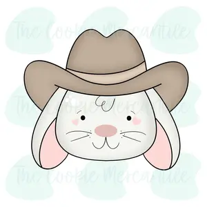 Cowboy Bunny - Cookie Cutter