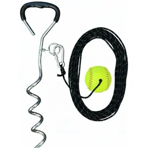 Softball Swing Trainer – Practice Your Swing in The Backyard with a Real Ball & Get 50 Feet of Flight Feedback Ages (Baseball)