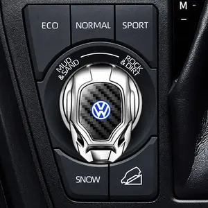 Volkswagen Car One-Button Start Decorative Cover, Engine Start Anti-Scratch Decoration, Durable Key Protection, Unique Style Interior Accessory, Car Accessories