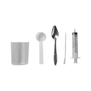 yee Parrot Hand Feeding Kit| Syringe & Spoon Set, Baby Bird Formula Thermometer, Tube Feeder & Measuring Cup