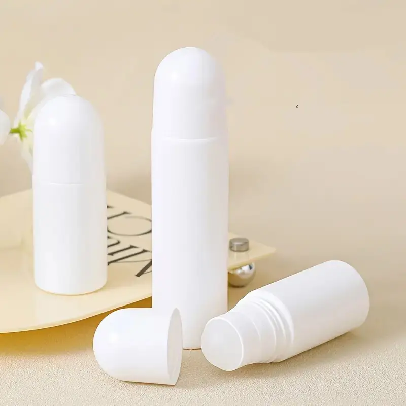 Refillable Rollerball Bottle, Body Skincare Massage Tool, Liquid Dispenser for Lotion Essential Oils, Reusable Cosmetic Rollerball Bottle, Lotion Bottles, Versatile Dispenser Bottle, Plastic Dispensing Bottle, Lightweight