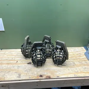 Metal Art Grenades - Unique Handcrafted Metal Sculptures for Home Decor and Art Collectors