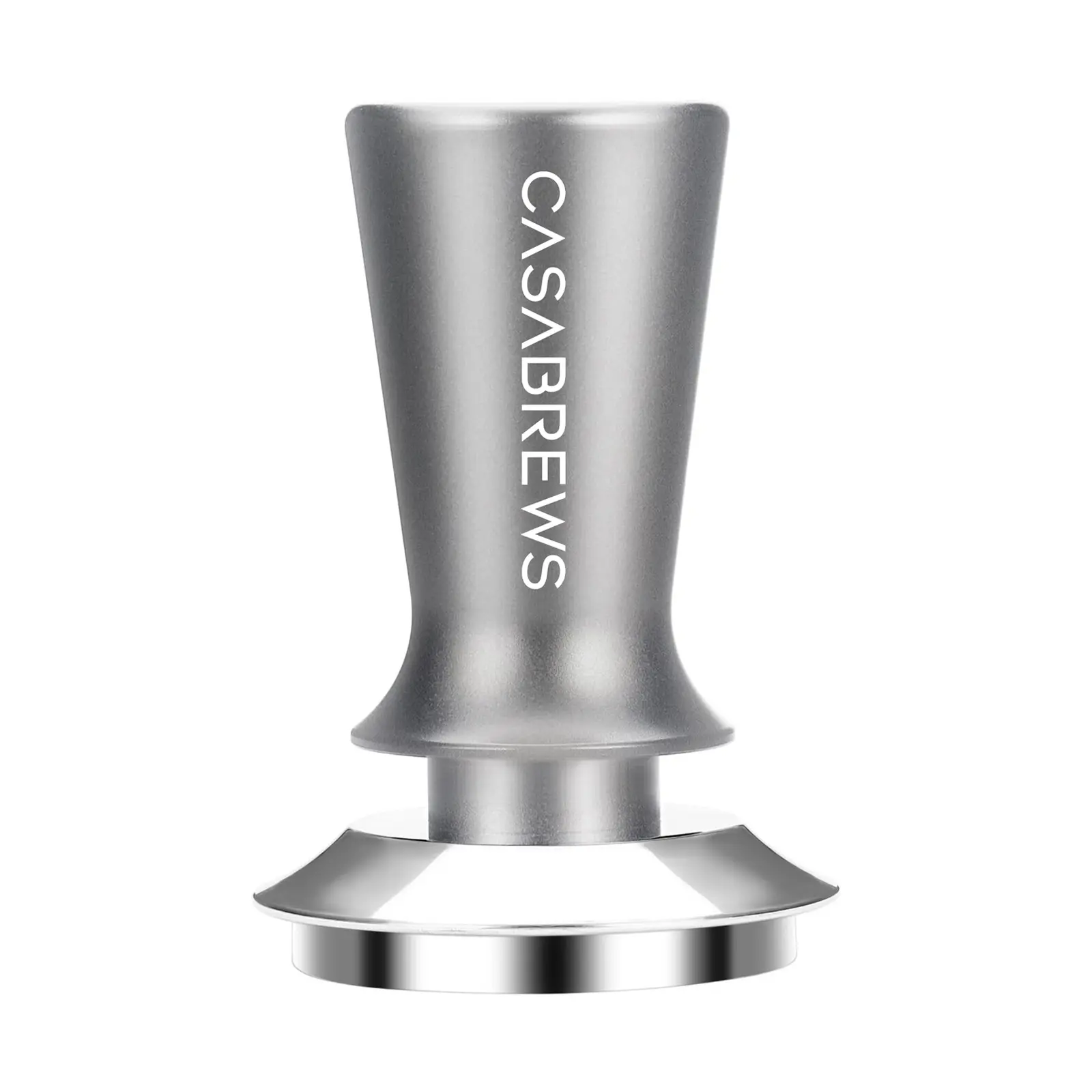 CASABREWS 51mm Spring-Loaded Espresso Tamper, 30 lb Calibrated Coffee Tamper with Ergonomic Gray Handle and Flat Stainless Steel Base CASABREWS 51mm Spring-Loaded Espresso Tamper, 30 lb Calibrated Coffee Tamper with Ergonomic Gray Handle and Flat Stainless Steel Base