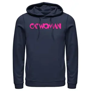 Men's Batman Catwoman Logo Pull Over Hoodie