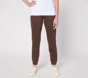 Denim & Co. Petite Comfy Knit Air Pull-On Jogger