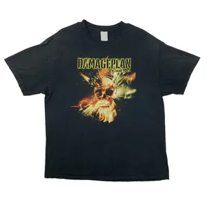 Vintage Damageplan 2004 T-Shirt Cotton Collar