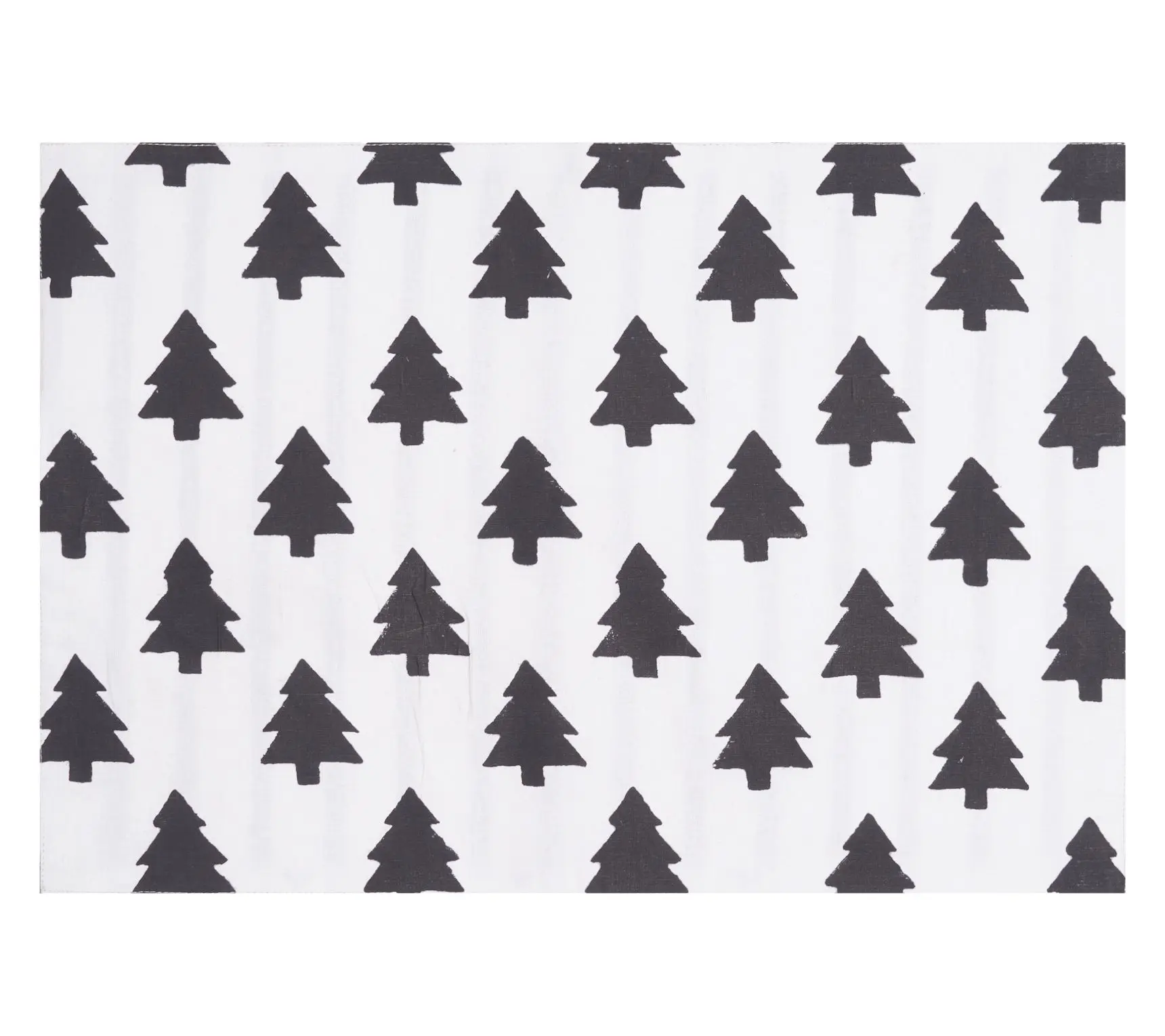 Black and White Forest Placemat Set of 4 by Valerie Black and White Forest Placemat Set of 4 by Valerie