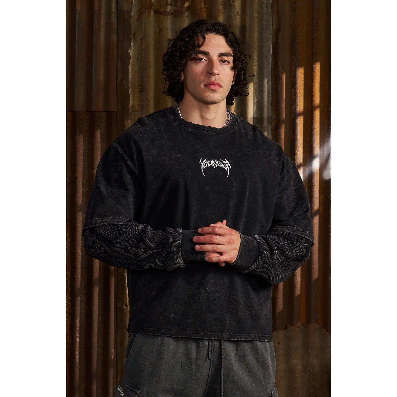 8006 - Shadow Twofer Longsleeves - TikTok Shop