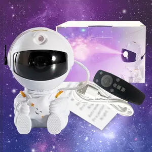 Astronaut GalaxyProjector, Star Projector Galaxy NightLight - Astronaut Light ProjectorStarry Nebula Ceiling LED Lamp withRemote Control and 8 Modes, Remoteand 360° Adjustable, Gift for KidsAdults for Bedroom Decor Aesthetic