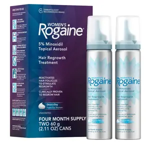 Women's Rogaine 5% Minoxidil Foam for Hair Thinning and Loss Topical Treatment