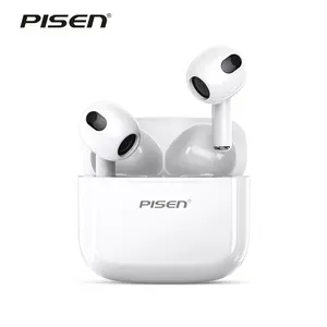 PISEN P1 Wireless Bluetooth earbuds - Long battery, Low delay, HD call, Hifi suitable for Apple and Android, Built-in Microphone Audio Headphone