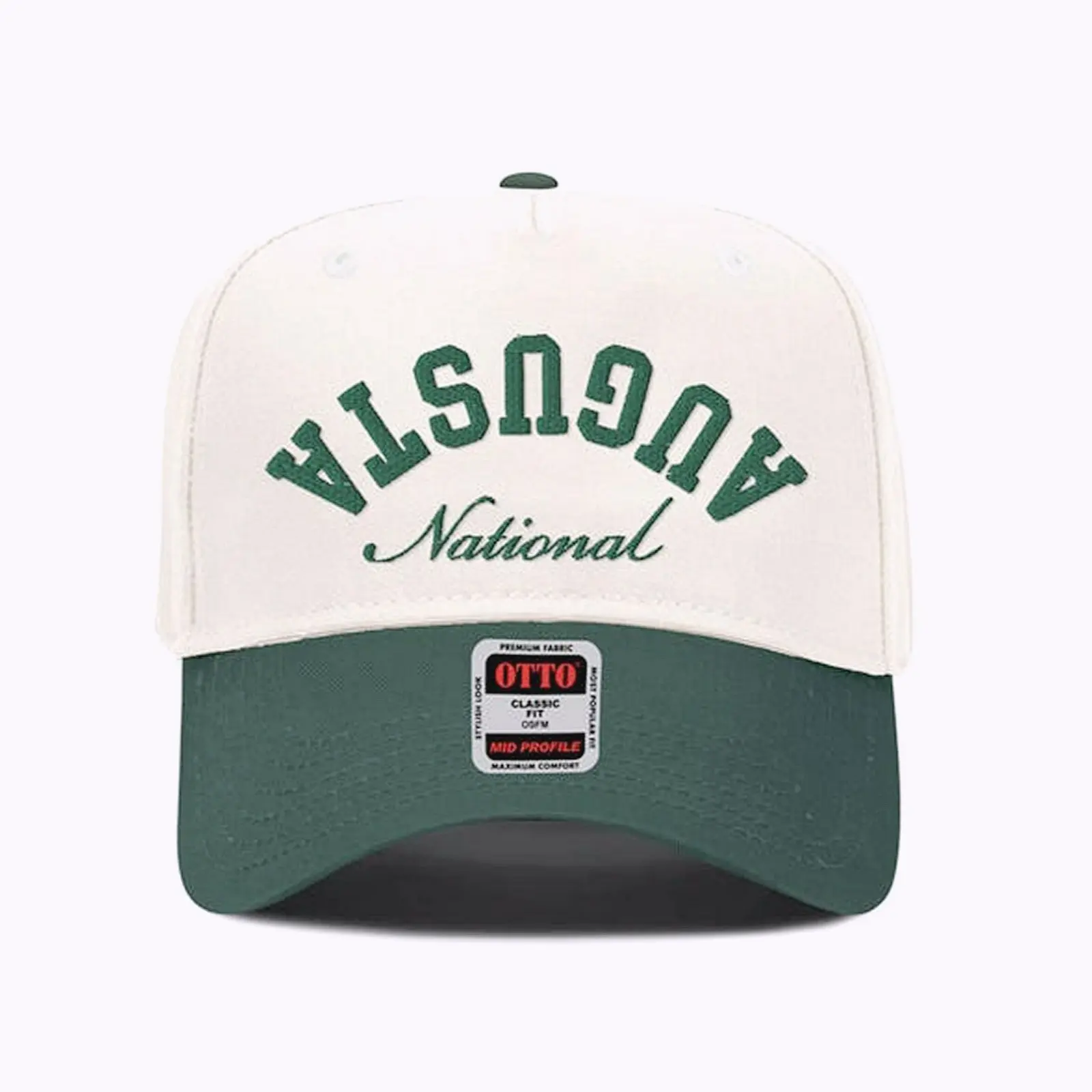 Unisex Green Embroidered Bow Tie 100% Cotton Adjustable Fit Classic Baseball Cap Lacuna | Army Green Baseball Cap | In stock! | Lucleon main image 4