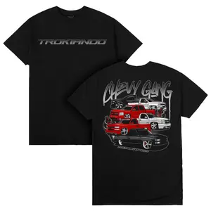 Trokiando Chevy Gang Black 2 Side T-shirt, Gift, Graphic Tee, Trending New Cotton Breathable