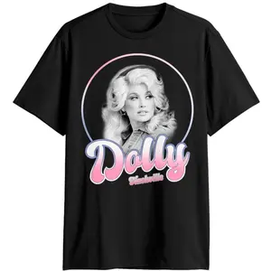 Men's Dolly Parton Dollywood Icon Nashville Graphic T-shirt, Musician Lover, Vintage Style Music Shirt, Cotton Menswear Top Streetwear BAA