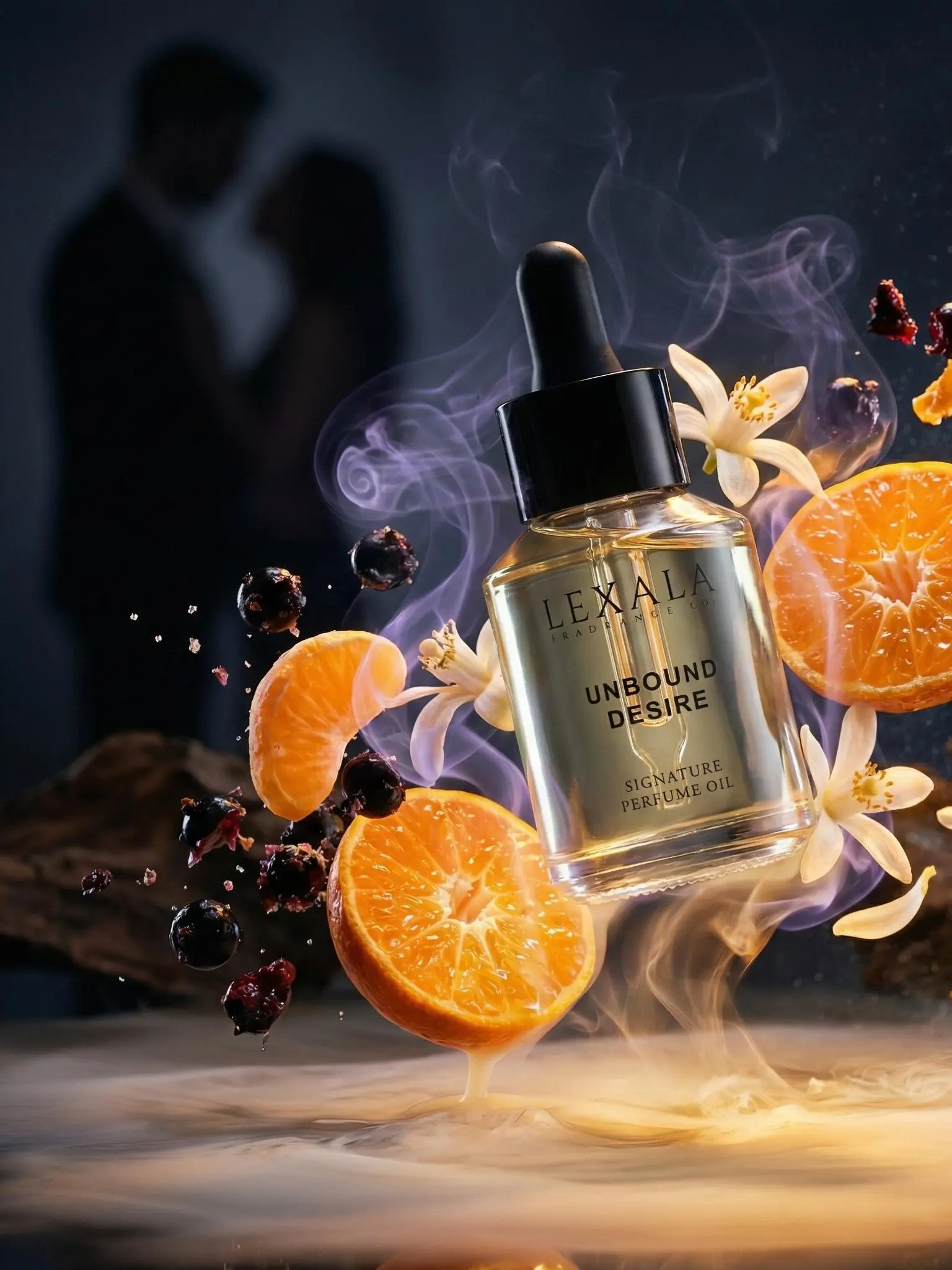 Unbound Desire Perfume Oil - 30 ml - Lavender - Mandarin Orange - Black Currant - Petitgrain - Orange Blossom - Madagascar Vanilla