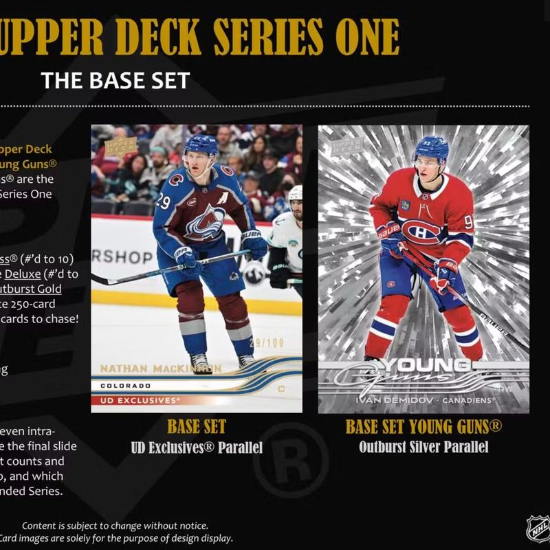 2025/26 Upper Deck Series 1 Hockey Hobby Box/Pack