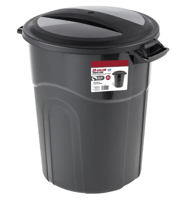 Autumn Alley 5L Black Metal Pedal Waste Bin – 1.3 Gallon With Removable Inner Compartment