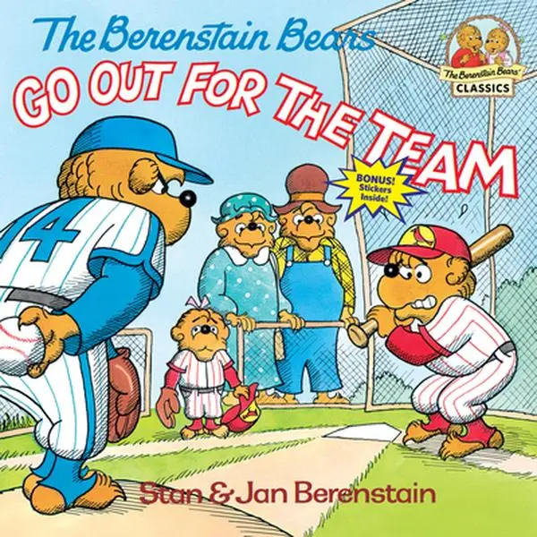 The Berenstain Bears Go Out for the Team - Stan Berenstain, Baseball Classics Children's Literature & Art Paperback Book