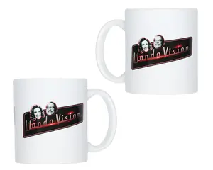 Marvel Studios Wanda Vision Logo Miniseries Coffee Mug 11 Oz. Drink Cup