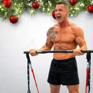 Redge Fit Complete Portable Full Body Home Gym Park Workout Set I Best Gift for Christmas I Resistance Bands for Beginners to Elite Athletes I Train Insane (with Free app)