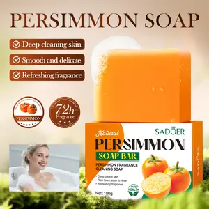 Persimmon Cleansing Soap 100g Fragrance Deep Clean Handmade Soap