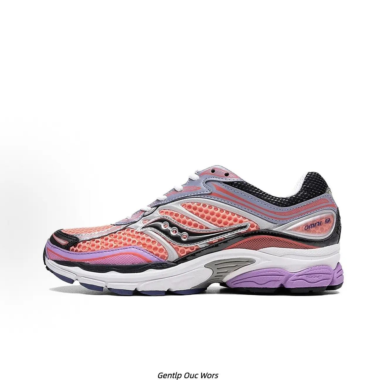 Warm Pastel Orange Purple Retro Wave Platform Athletic Shoes Unisex Soft Aesthetic Lightweight Daily Jogging Footwear