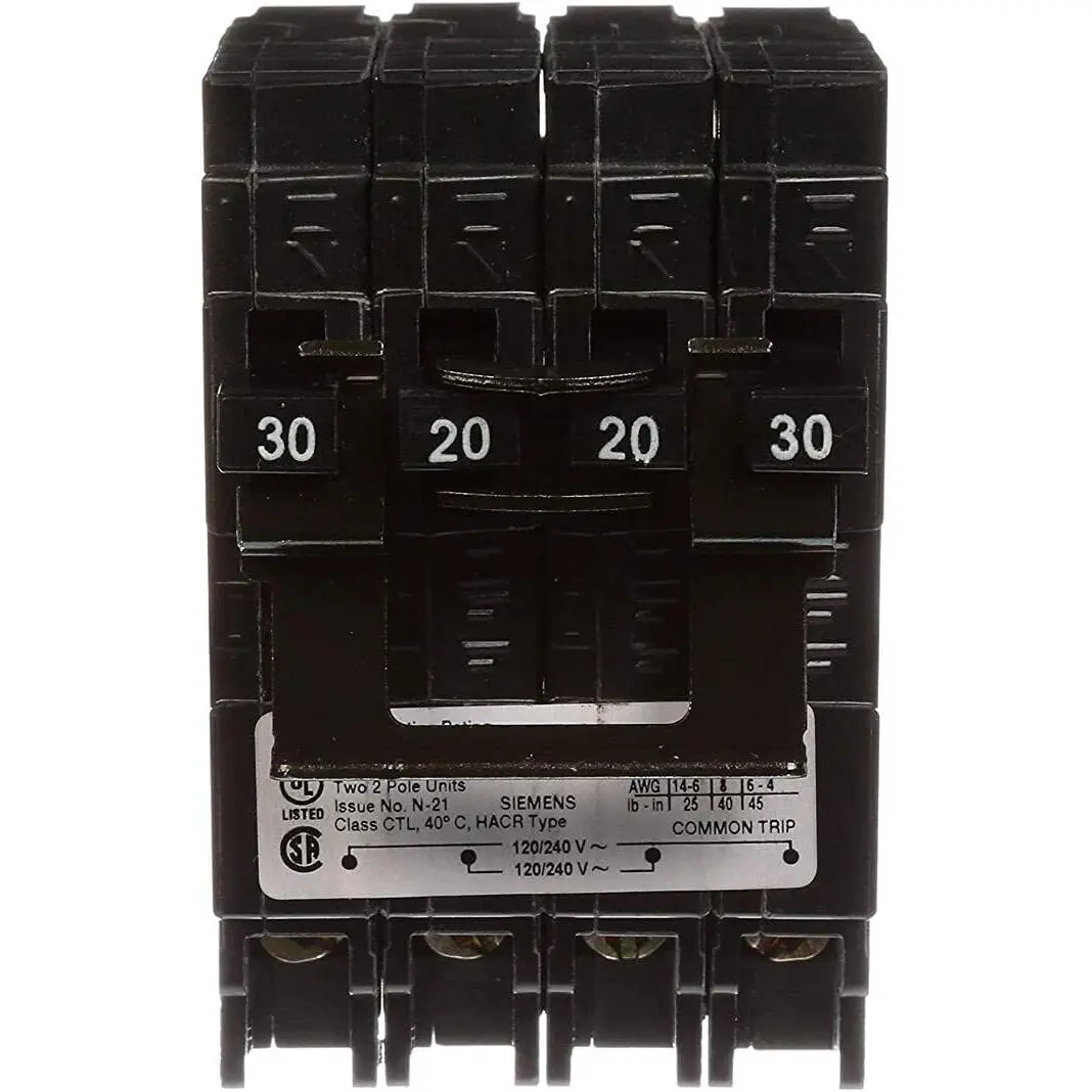 Siemens QP Q23020CT2 302A Double-Pole 120/240V Circuit Breaker