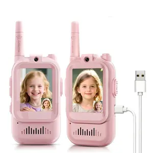Toy Telephone Early Education Rechargeable Walkie Talkie Parent-Child Interactive Safe Material Baby Simulated Keys Children's Music Story Machine Educational Gift Audio