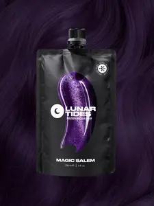 Lunar Tides Hair Color - Magic Salem Dark Violet Black Semi-Permanent Hair Dye Shimmer