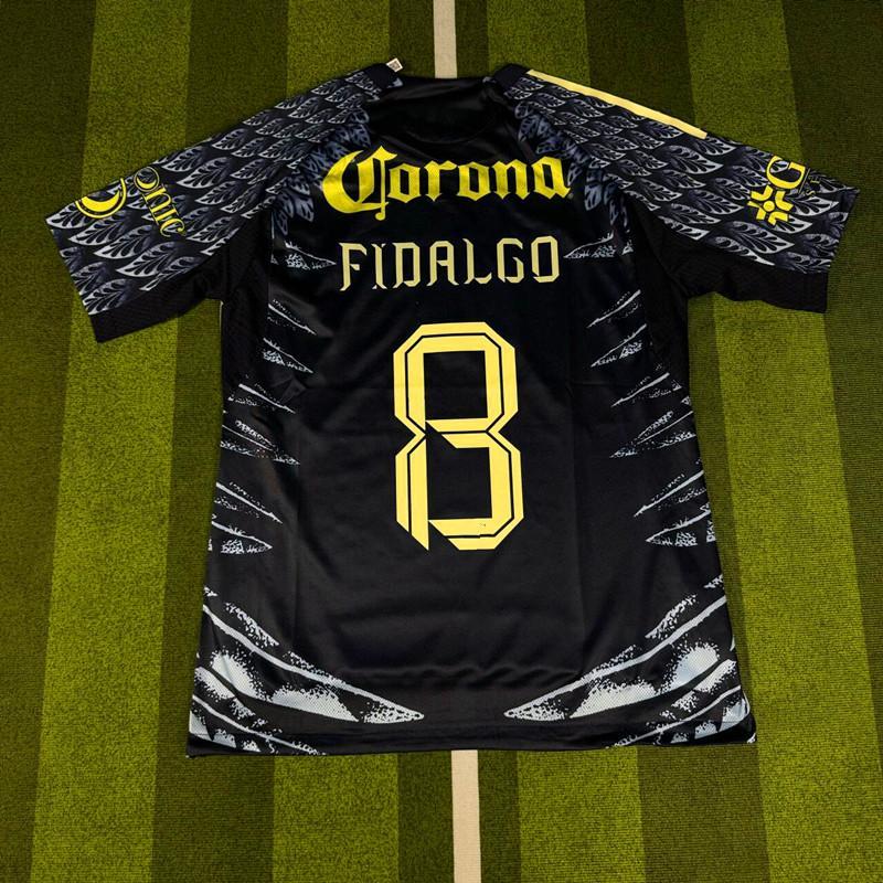 2025-26 Club America Away Kit FIDALGO #8 Short Sleeve Breathable Quick Dry Soccer Jersey LIGA MX