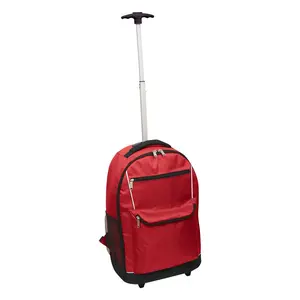 Monopod Rolling Backpack, Red