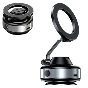 Electric Vacuum Magnetic Suction Phone Holder, 360 Rotating Universal Phone Mount, Phone Accessories for Car, Mirror, Shower, Stand, Universal Smartphone Holder