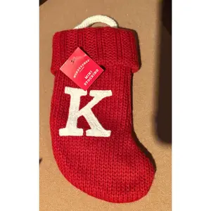 Wondershop Mini Knit Christmas Stocking – Letter K