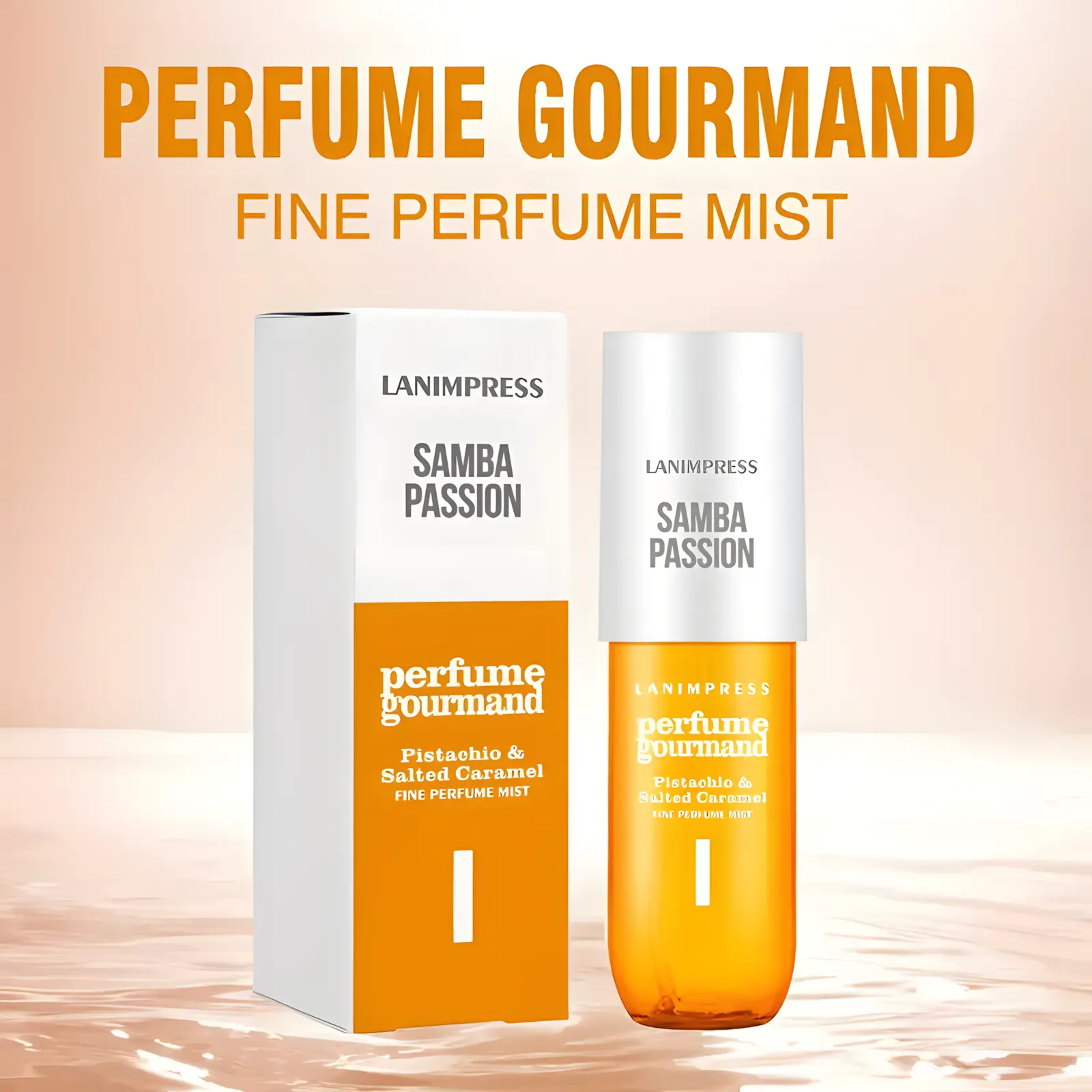 LANIMPRESS Samba Passion Fine Perfume Mist 3.0 fl.oz Gourmand Notes Travel Size Long Lasting Spray for Modern Lady Halloween Christmas Gift