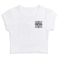 Von Dutch White and Black Chopper Baby Tee