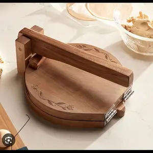 Tortilla Press - wildflower Prensa PH Kitchen Utensils with Wooden Handle for Pressing Tortillas Durable Cooking Tool